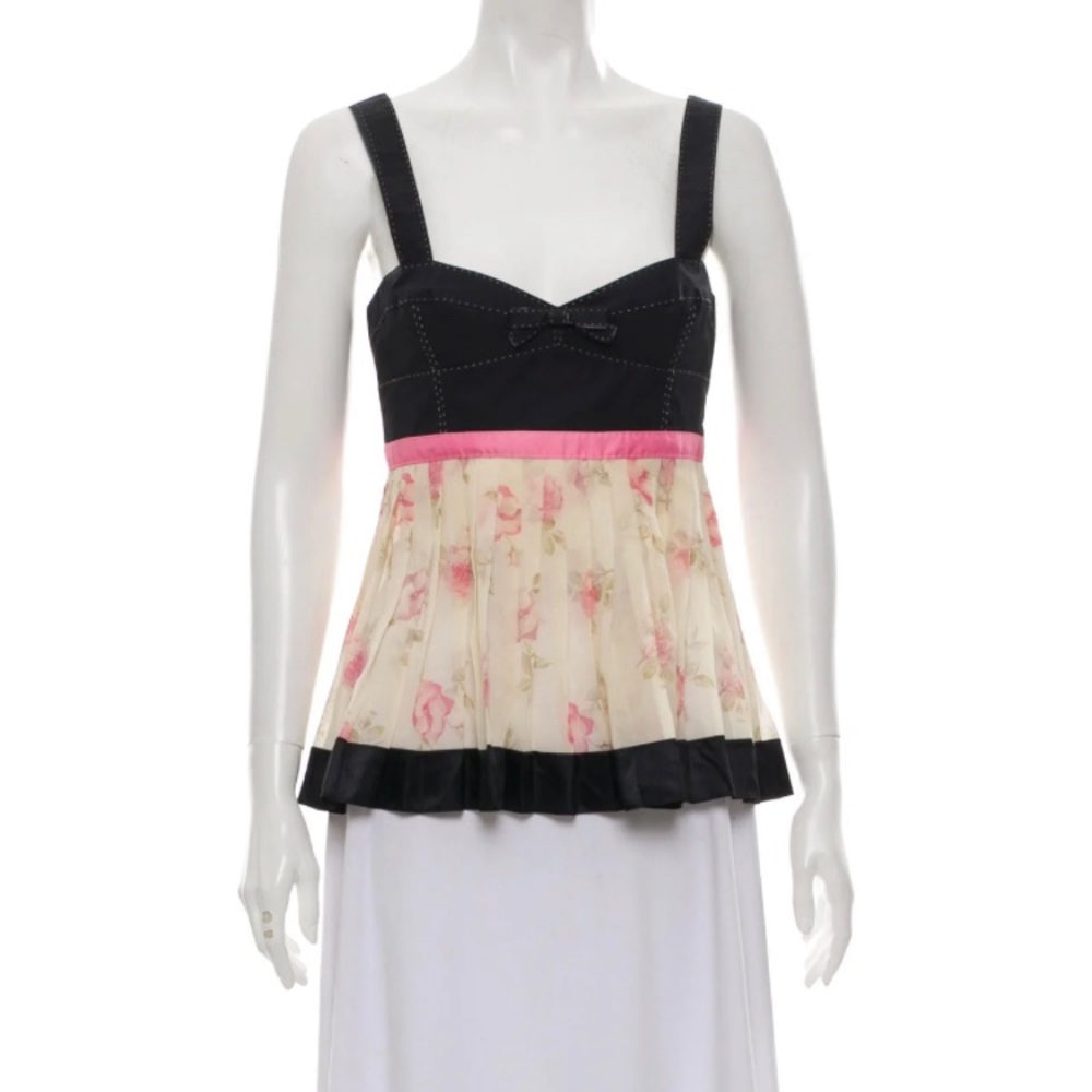 Louis Vuitton Silk Pleated Shirt